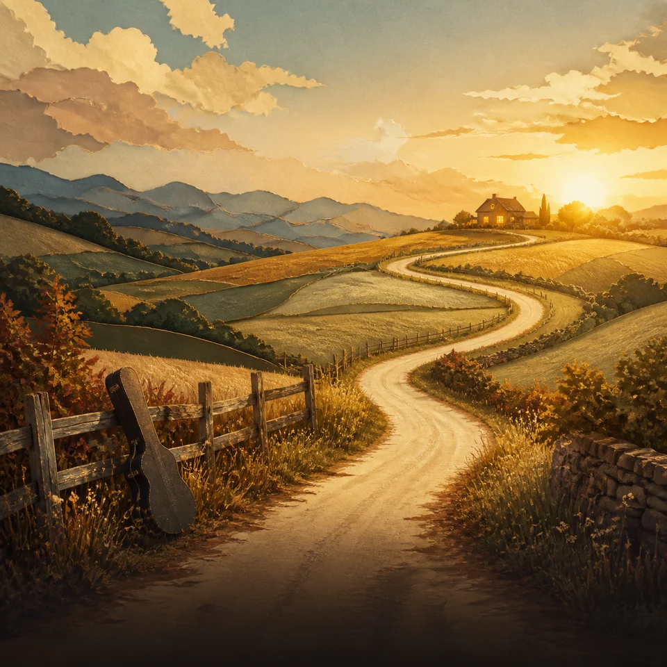 The Long Way Home AI music cover